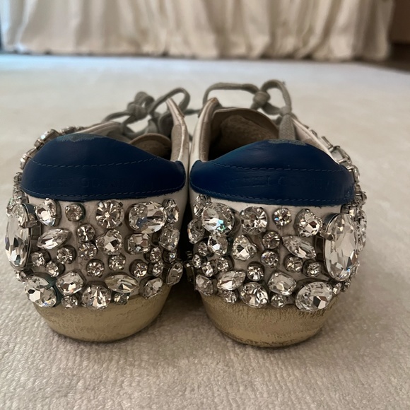 Golden Goose Crystal Embellished Superstar Sneakers - Picture 5 of 6